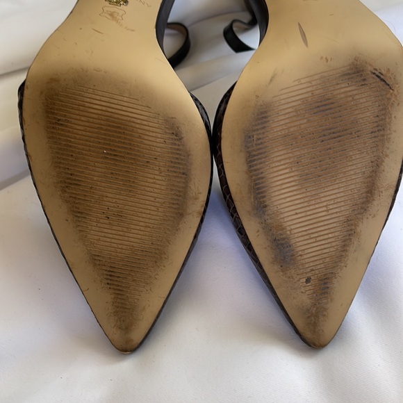 Ann Taylor Dark brown size 9 heels. In great pre owned condition. - Picture 4 of 15